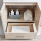 Khaki Modern Free-standing 2 Doors Single Bathroom Vanity Set